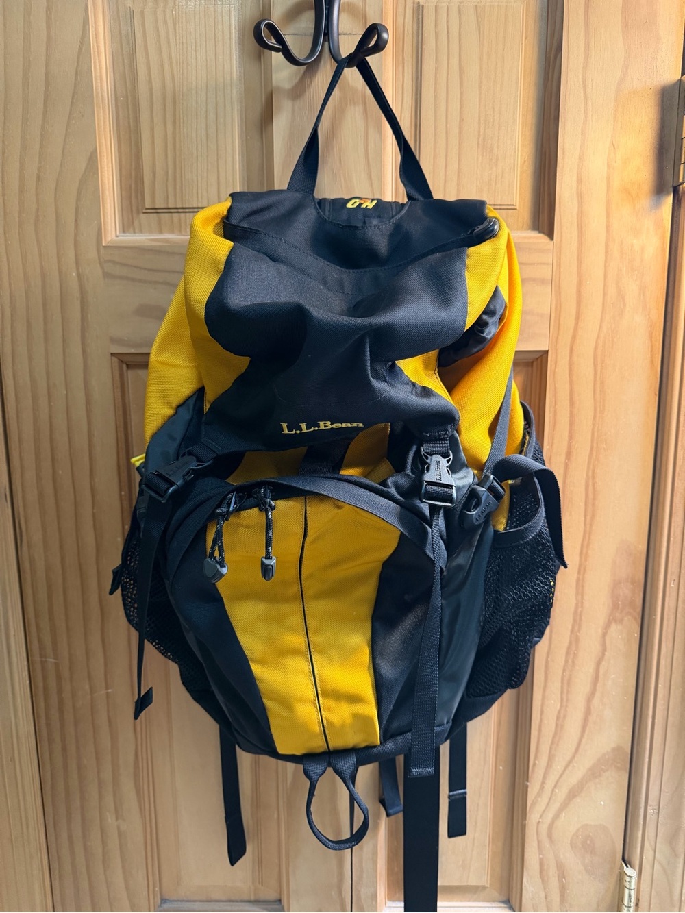 L.L. Bean Yellow and Black Outdoor Backpack